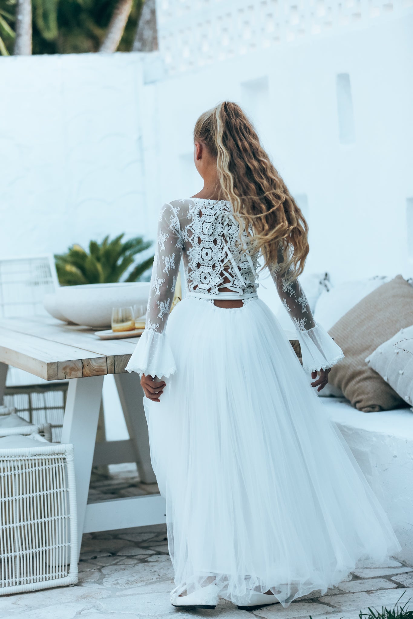 Lace Long Sleeve Communion Dresses Long Sleeve Communion Dress Top