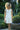 Tea princess amara mini dress for tween girls  – lace hem and gathered skirt close-up