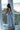 Pale blue halter set with tassle 