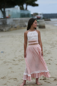 Cove Halter Set - Blush Pink