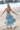 High low ruffle skirt Isle Two Piece Set in teal