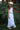 Neva two-piece white set with bodice detail and tassle flowy skirt