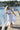 White two-piece ruffle skirt flowing skirt Tea Princess
