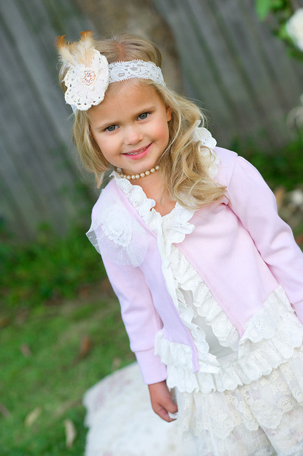Vintage Feather Headband- Sale item