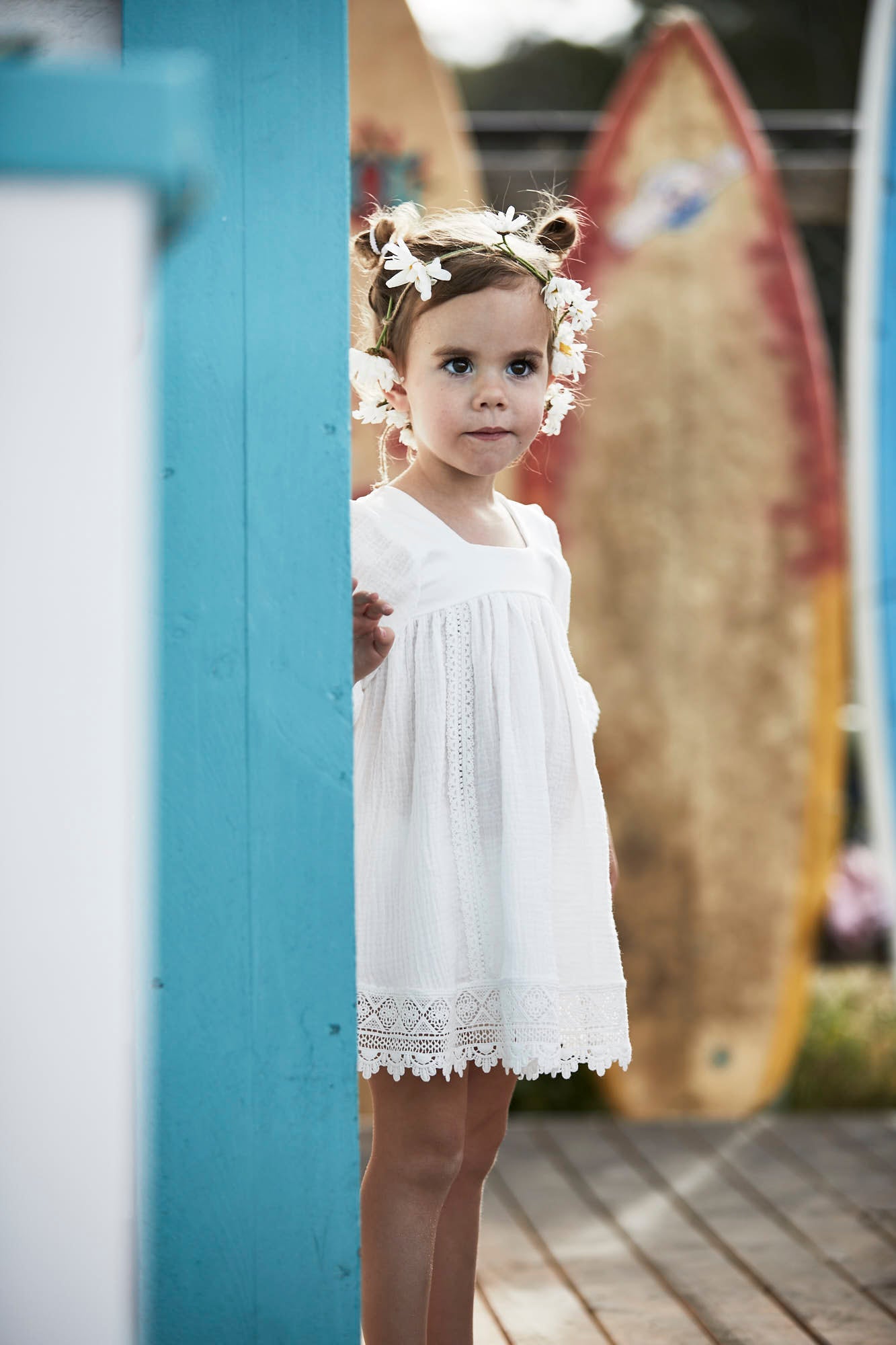 Estee Ivory cotton baby dress Tea Princess