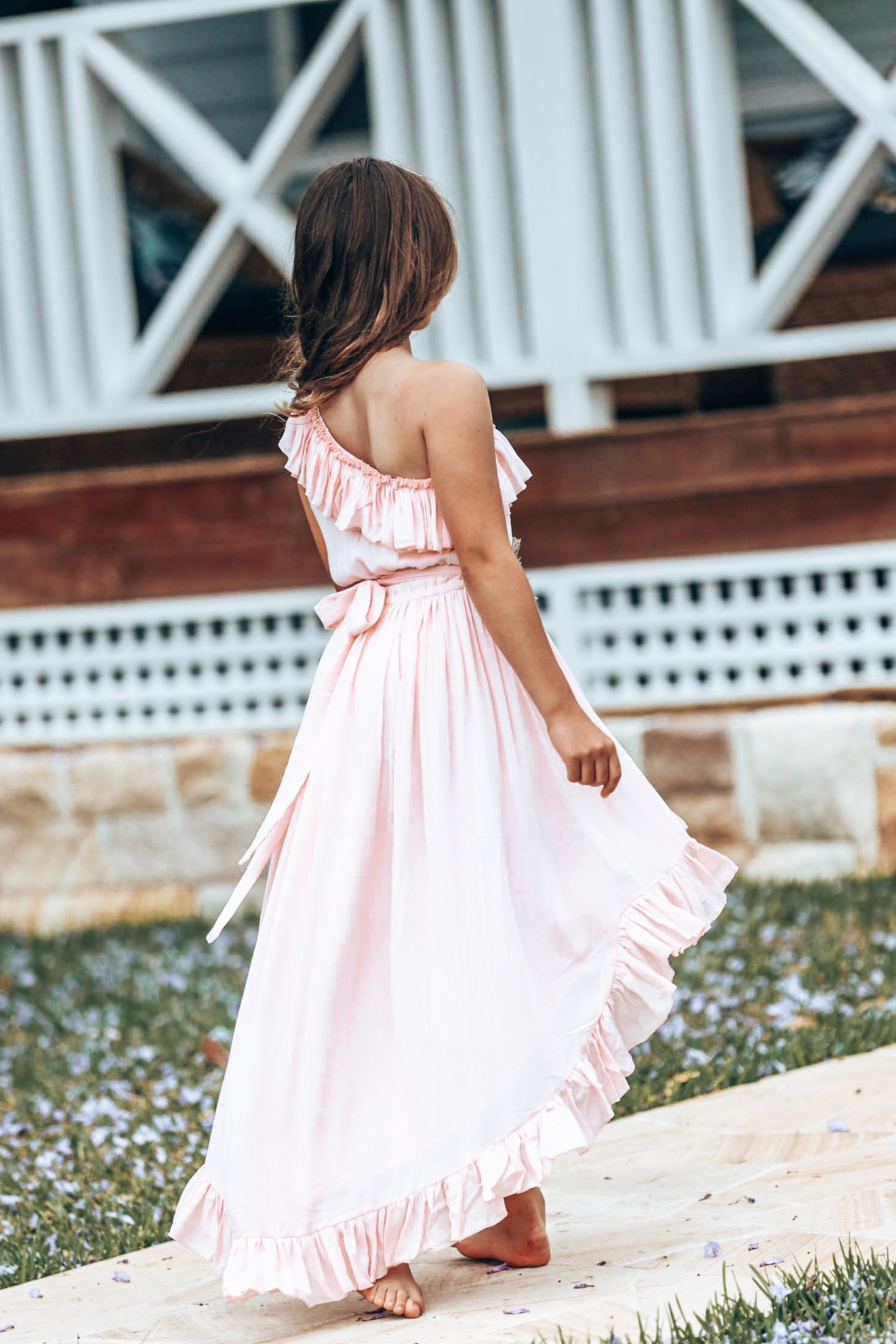 Ocean pink dress Tween