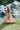 Lace Up back Monet two-piece set by Tea Princess with flowy layered skirt